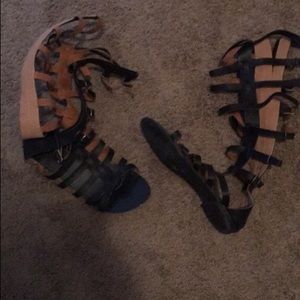 Charlotte Russe knee high sandals